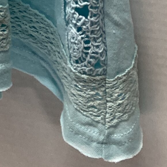 #220-POL SLEEVELESS TOP CROCHET ACCENTS SUPER CUTE! NIP NEW ARRIVAL! - Picture 4 of 12